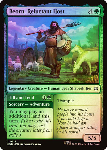 Beorn, Reluctant Host // Till and Tend Foil