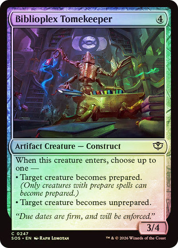Biblioplex Tomekeeper Foil
