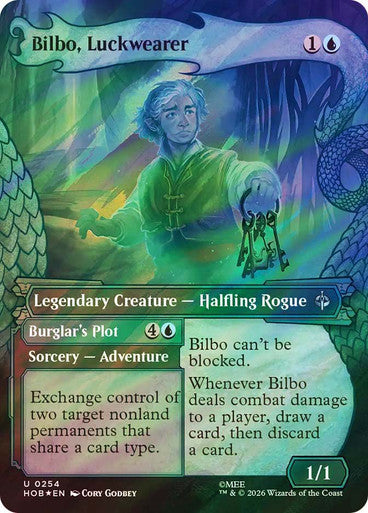 Bilbo, Luckwearer // Burglar's Plot (Showcase) Surge Foil