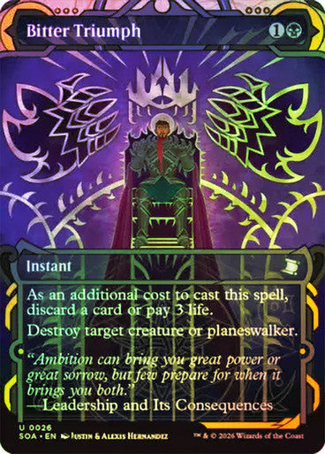 Bitter Triumph (Showcase) Foil