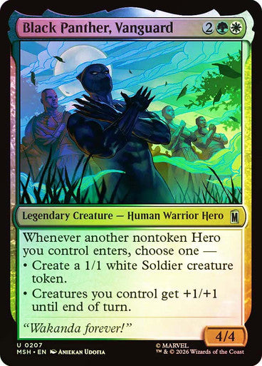 Black Panther, Vanguard Foil