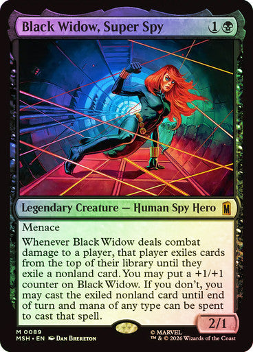 Black Widow, Super Spy Foil