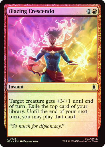 Blazing Crescendo Foil