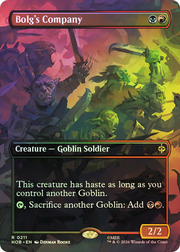 Bolg's Company (Borderless) Foil