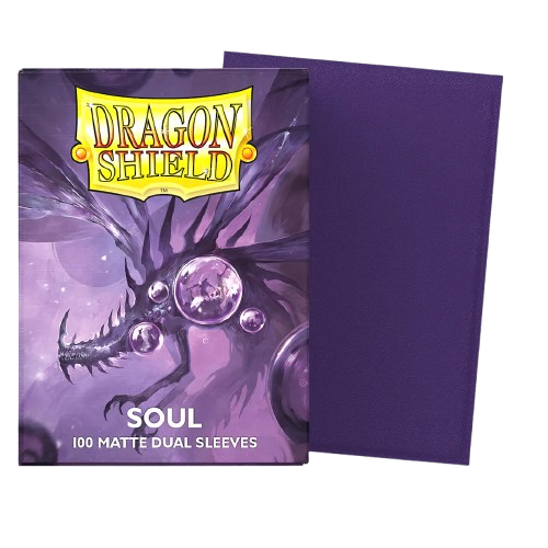 100 Micas Dragon Shield Soul - Matte Dual Sleeves - Standard Size