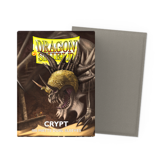 100 Micas Dragon Shield Crypt - Matte Dual Sleeves - Standard Size (Copia)