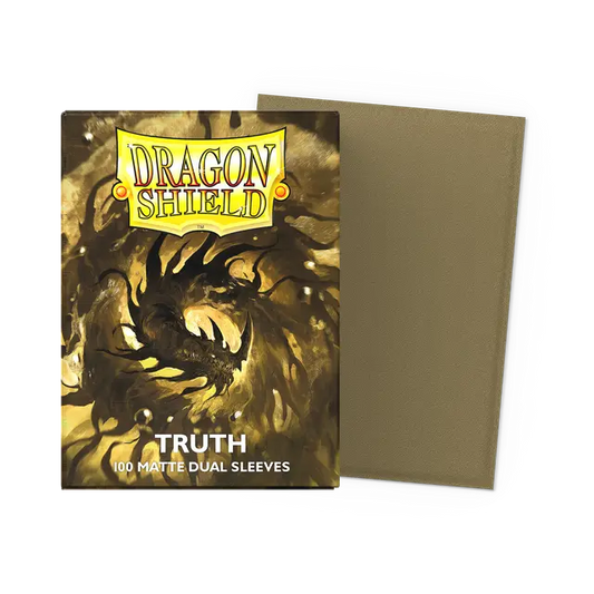 100 Micas Dragon Shield Truth - Matte Dual Sleeves - Standard Size