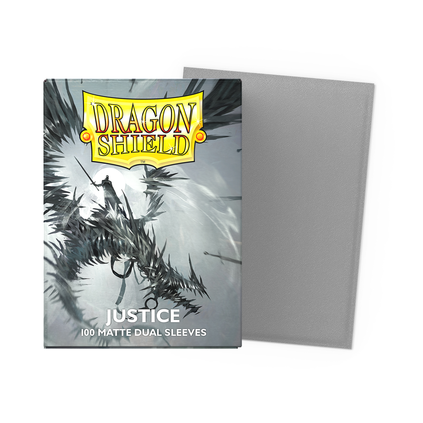 100 Micas Dragon Shield Justice - Matte Dual Sleeves - Standard Size