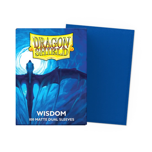 100 Micas Dragon Shield Wisdom - Matte Dual Sleeves - Standard Size