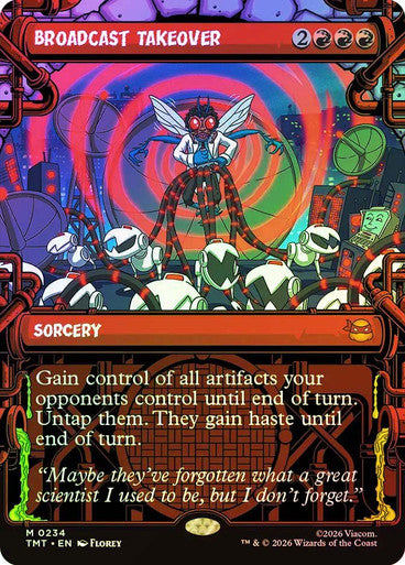 Broadcast Takeover (Sewer Frame) Foil