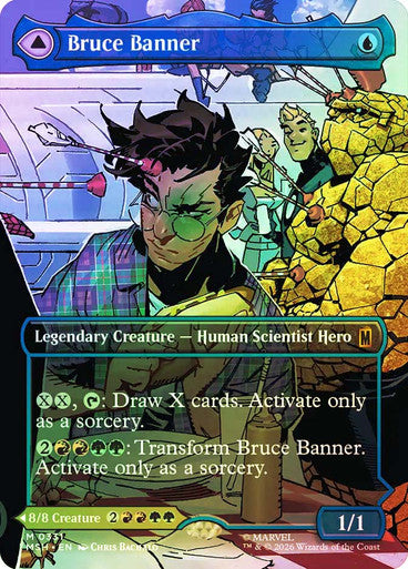 Bruce Banner // The Incredible Hulk (Borderless) Foil