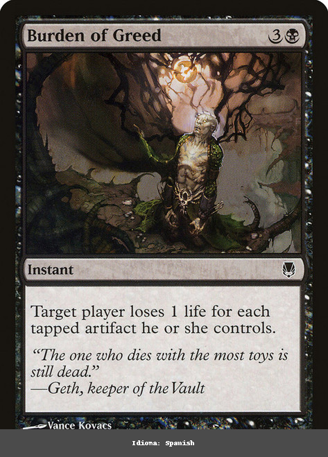 Burden of Greed - Spanish