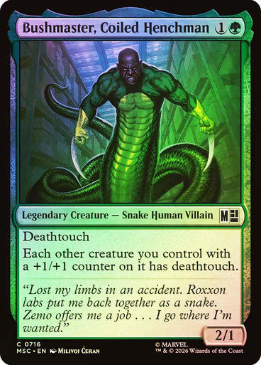 Bushmaster, Coiled Henchman Foil