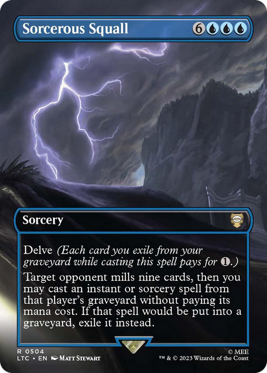 Sorcerous Squall (Borderless) Foil