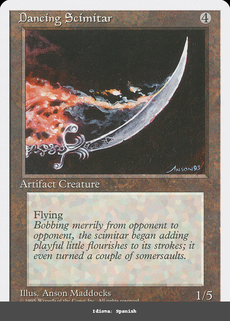 Dancing Scimitar - Regular - Spanish