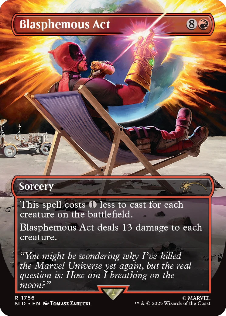 Secret Lair x Deadpool No Foil