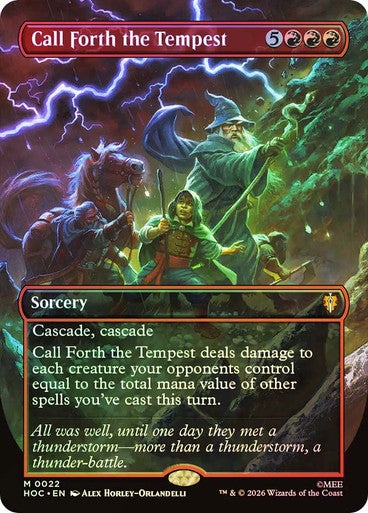 Call Forth the Tempest (Borderless) Foil