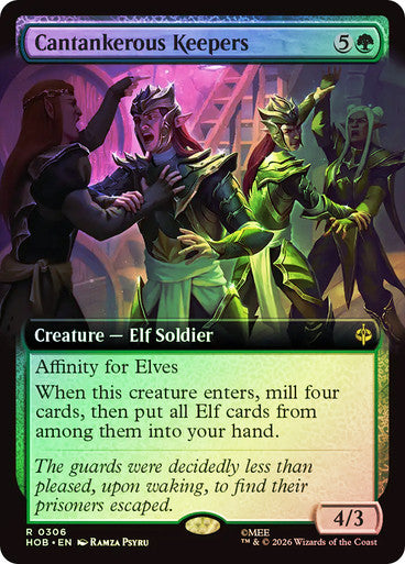 Cantankerous Keepers (Extended Art) Foil