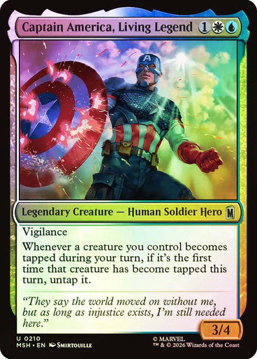 Captain America, Living Legend Foil