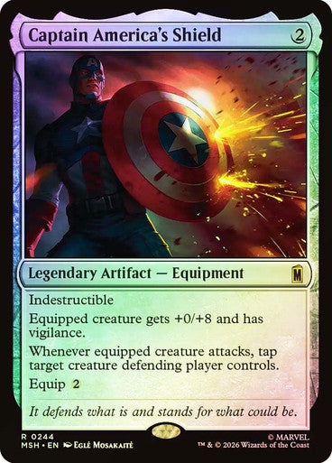 Captain America's Shield Foil