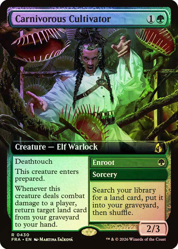 Carnivorous Cultivator // Enroot (Extended Art) Foil