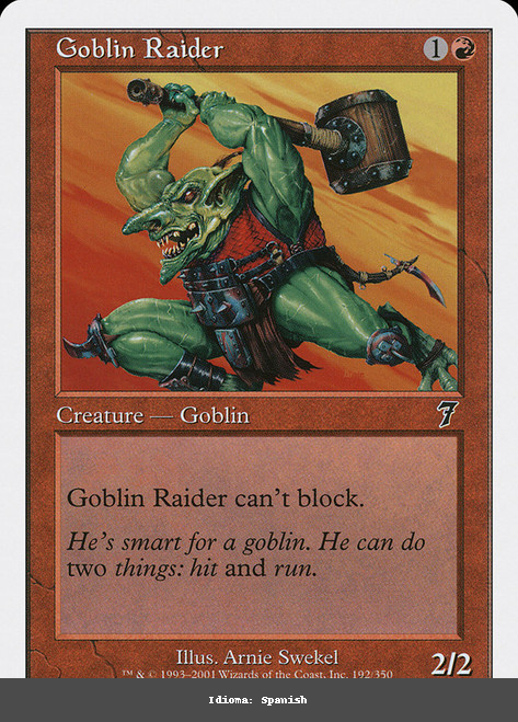 Goblin Raider - Regular - Spanish