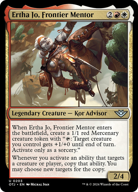 Ertha Jo, Frontier Mentor - Regular