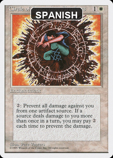 cf-sgl-circle-of-protection-artifacts-4ed-13-esn Spanish
