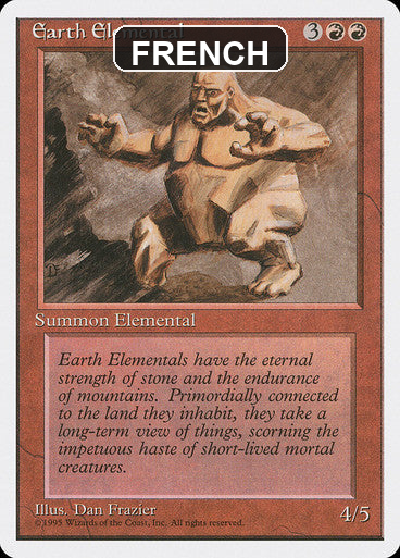 cf-sgl-earth-elemental-4ed-188-frn French