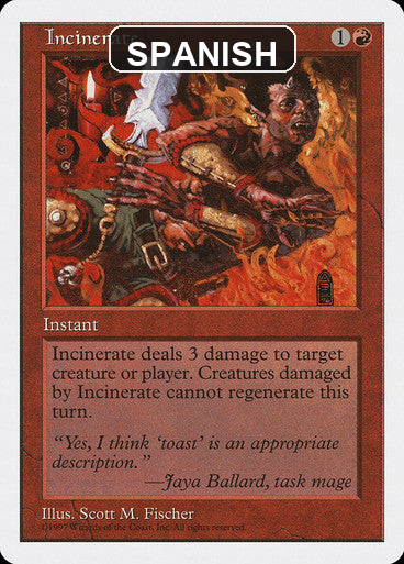cf-sgl-incinerate-5ed-242-esn Spanish