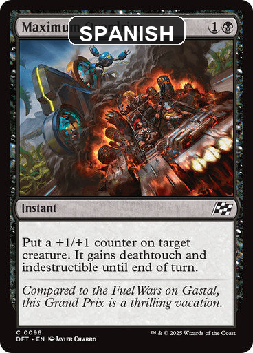 cf-sgl-maximum-overdrive-dft-96-esn Spanish