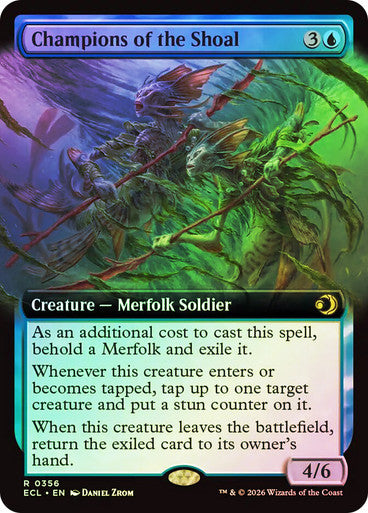Champions of the Shoal (Extended Art) Foil