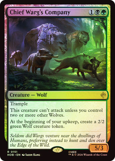 Chief Warg's Company Foil