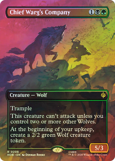 Chief Warg's Company (Borderless) Foil