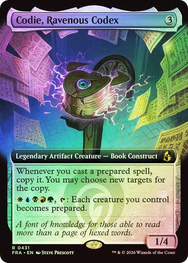 Codie, Ravenous Codex (Extended Art) Foil