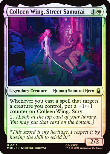 Colleen Wing, Street Samurai Foil