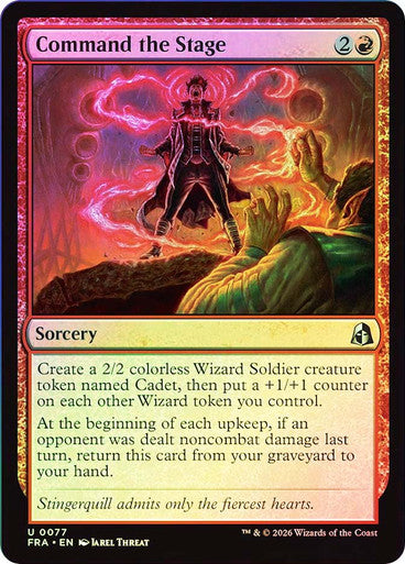 Command the Stage Foil