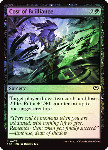 Cost of Brilliance Foil