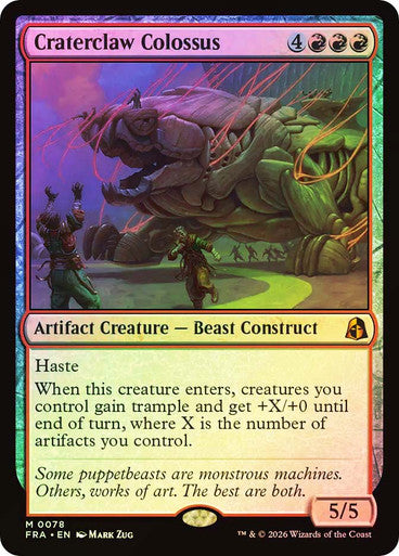 Craterclaw Colossus Foil