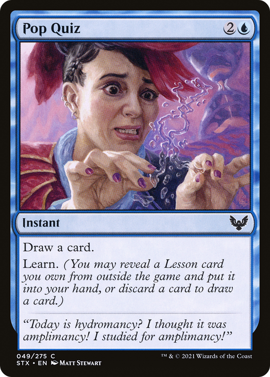 Pop Quiz Foil