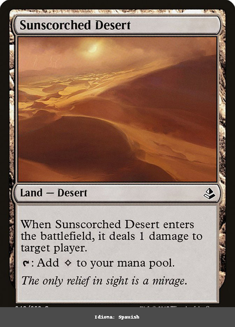 Sunscorched Desert - Regular - Spanish