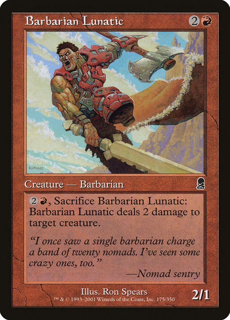 Barbarian Lunatic - Regular