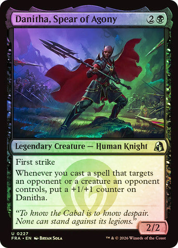 Danitha, Spear of Agony Foil