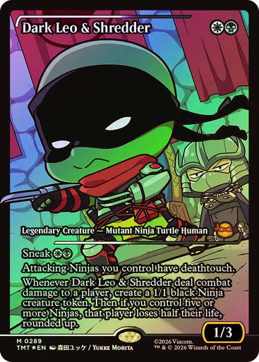 Dark Leo & Shredder (Showcase) Foil