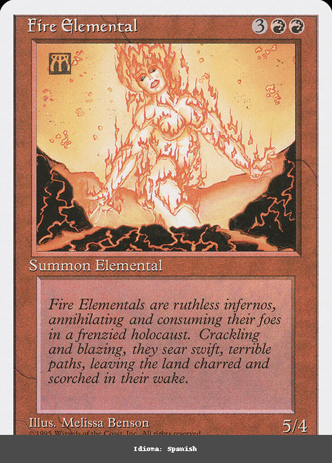 Fire Elemental - Regular - Spanish