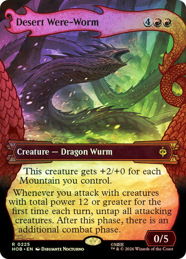Desert Were-Worm (Showcase) Foil