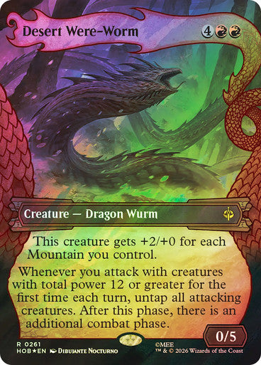 Desert Were-Worm (Showcase) Surge Foil