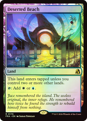 Deserted Beach Foil