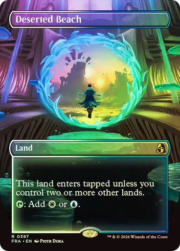 Deserted Beach (Borderless) Foil