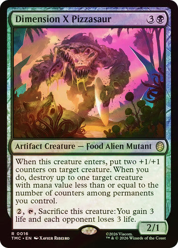 Dimension X Pizzasaur Surge Foil